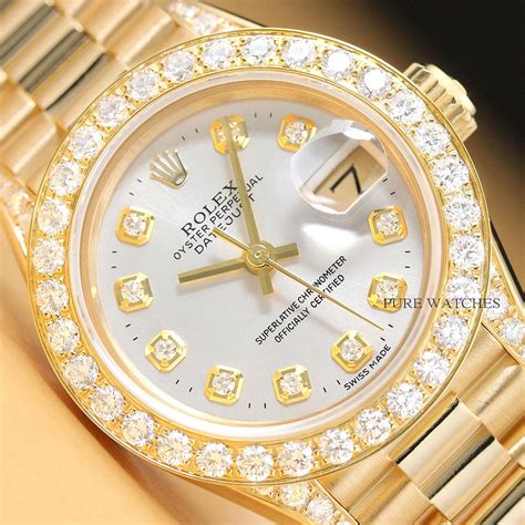 18k gold rolex for sale uk|18k gold Rolex women's watch.